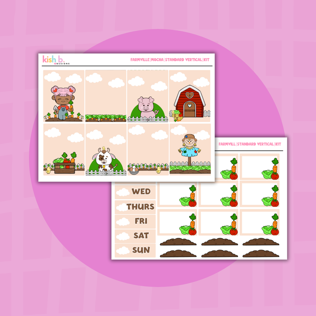 Farmville | Standard Vertical | Planner Kit