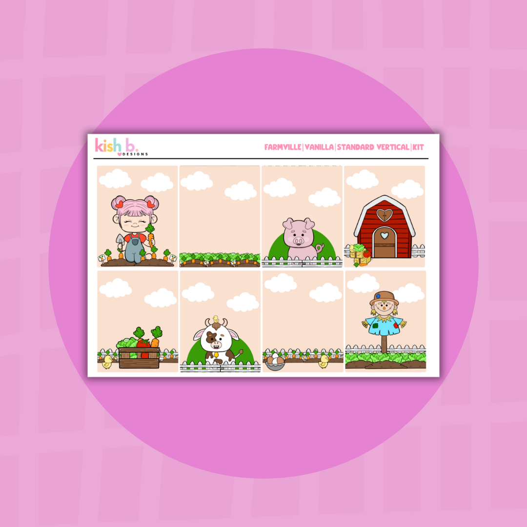 Farmville | Standard Vertical | Planner Kit