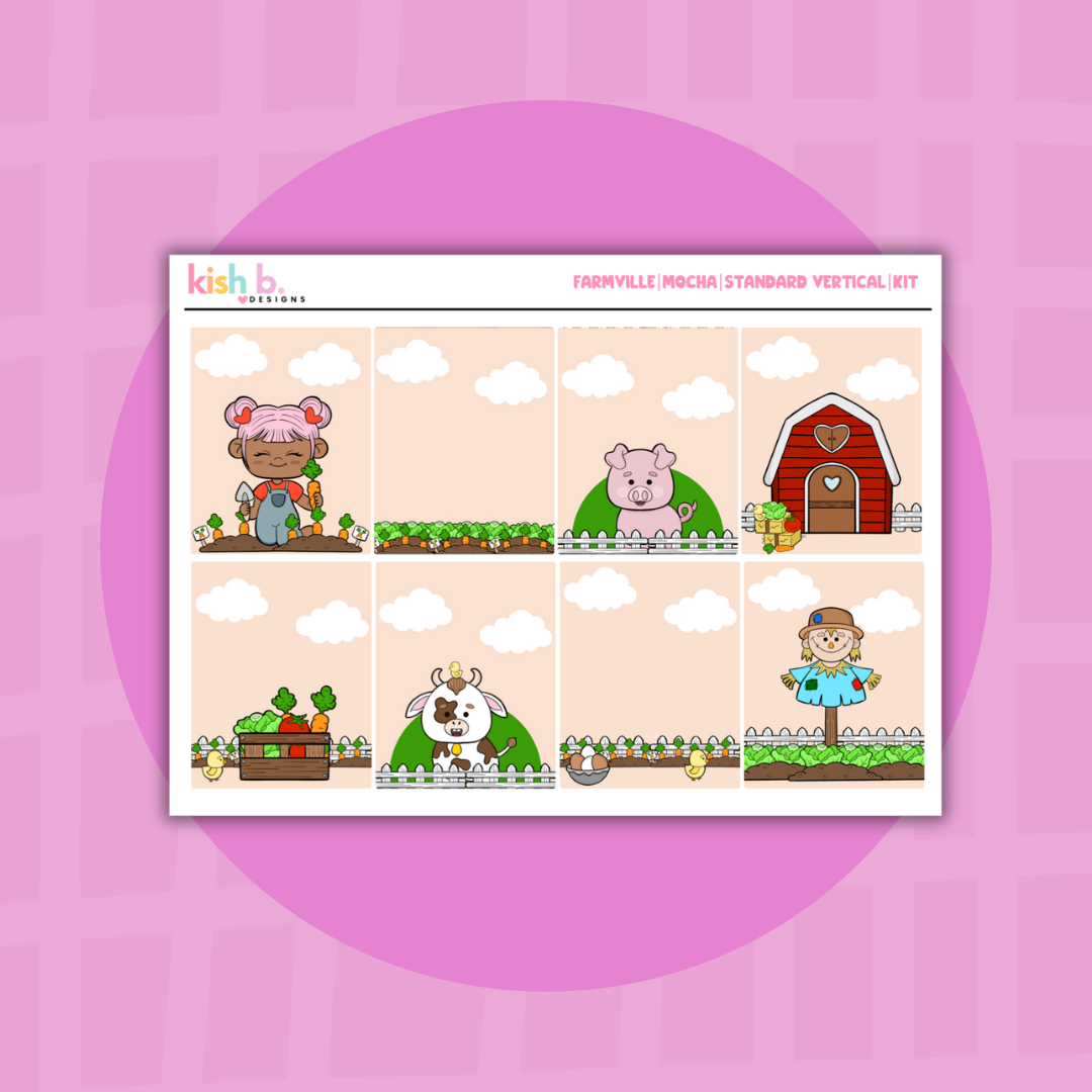 Farmville | Standard Vertical | Planner Kit