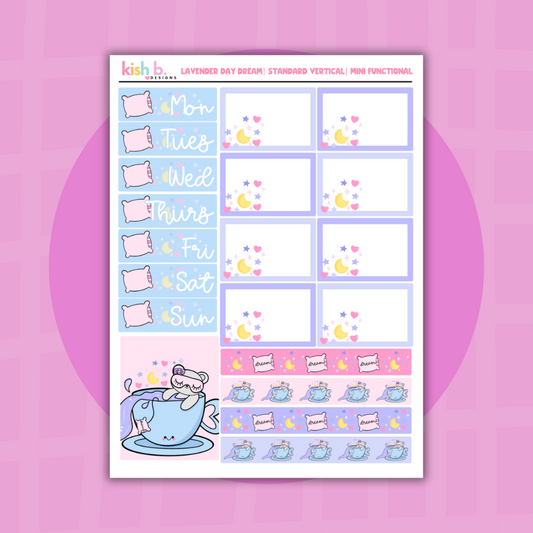 Lavender Daydream |  Standard Vertical | Mini Functional Kit