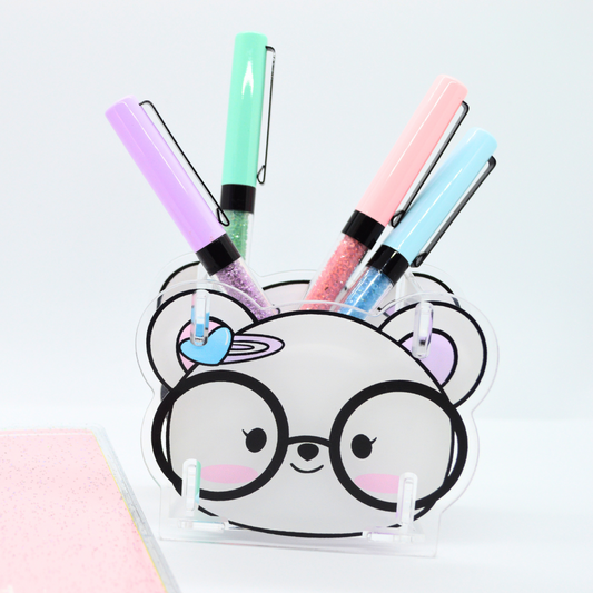 Emma Bear| Acrylic Pen Holder