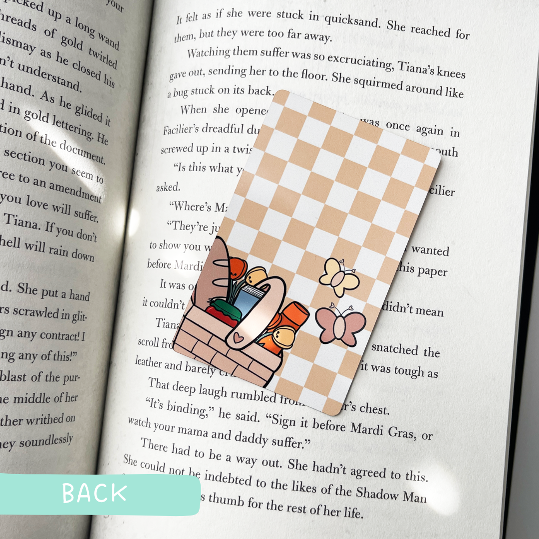 Emma's Picnic Day | Metal Book Card | Washi Card